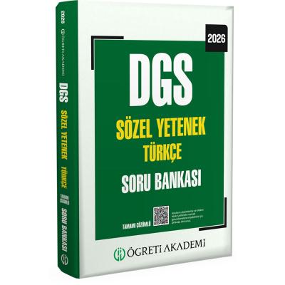 Öğreti Akademi 2026 DGS Sözel Yetenek Türkçe Tamamı Çözümlü Soru Bankası