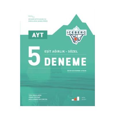 Okyanus Yayınları AYT ICEBERG 5 Deneme Eşit Ağırlık Sözel