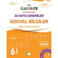 Okyanus Yayınları 6. Sınıf Classmate 36 Hafta Denemeleri Sosyal Bilgiler