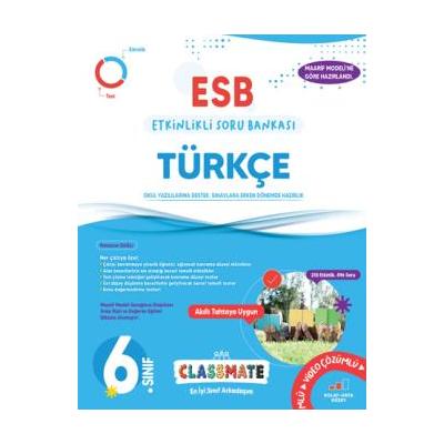 Okyanus Yayınları 6. Sınıf Classmate Türkçe Etkinlikli Soru Bankası