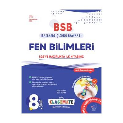 Okyanus Yayınları LGS 8. Sınıf Classmate Başlangıç Fen Bilimleri Soru Bankası