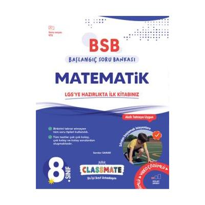 Okyanus Yayınları LGS 8. Sınıf Classmate Başlangıç Matematik Soru Bankası