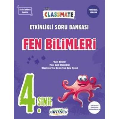Okyanus Yayınları 4. Sınıf Classmate Fen Bilimleri Etkinlikli Soru Bankası