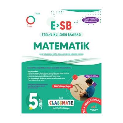 Okyanus Yayınları 5. Sınıf Classmate (ESB) Matematik Etkinlikli Soru Bankası