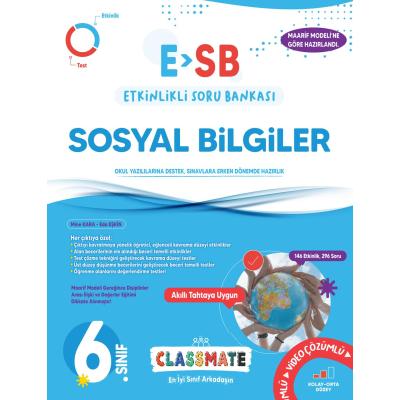Okyanus Yayınları 6. Sınıf Classmate (ESB) Sosyal Bilgiler Etkinlikli Soru Bankası