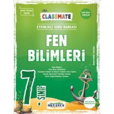Okyanus Yayınları 7. Sınıf Classmate Fen Bilimleri Soru Bankası