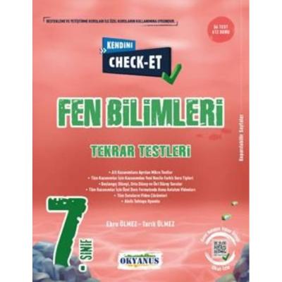 Okyanus Yayınları 7. Sınıf Kendini Check  Et Fen Bilimleri Tekrar Testleri