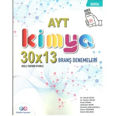 Orbital Yayınları Ayt Kimya 30*13 Branş Denemeleri 