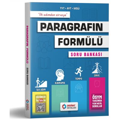 Ordinat Yayınları TYT AYT Paragrafın Formülü Soru Bankası