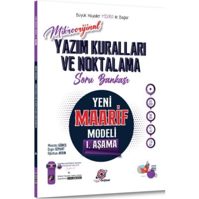 Orijinal Mikro Yazım Kuralları ve Noktalama Maarif Model Soru Bankası