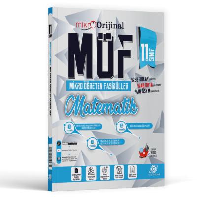 Orijinal Mikro 11. Sınıf Matematik MÖF Mikro Öğreten Fasikül Set