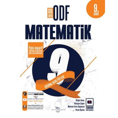 Orijinal Yayınları 9. Sınıf Matematik ODF Orijinal Ders Föyleri