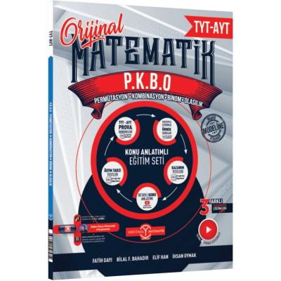 Orijinal Yayınları TYT AYT Matematik Permütasyon Kombinasyon Binom Olasılık Konu Anlatımlı Eğitim Seti