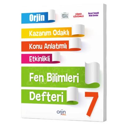 Orjin Okul 7. Sınıf Fen Bilimleri Akıllı Defter