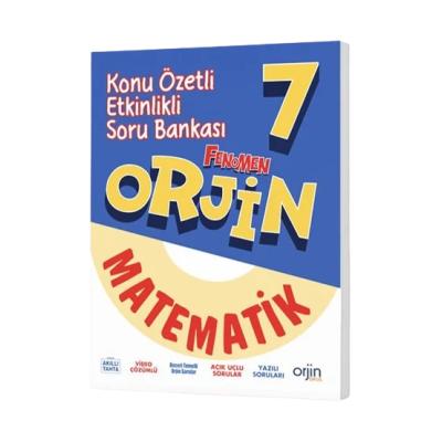 Orjin Okul 7. Sınıf Matematik Konu Özetli Etkinlikli Soru Bankası