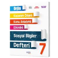 Orjin Okul 7. Sınıf Sosyal Bilgiler Akıllı Defter