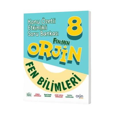Orjin Okul LGS 8. Sınıf Fen Bilimleri Konu Özetli Etkinlikli Soru Bankası