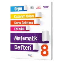 Orjin Okul LGS 8. Sınıf Matematik Akıllı Defter
