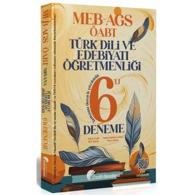 Özdil Akademi ÖABT MEB-AGS Türk Dili ve Edebiyatı 6 Deneme Çözümlü - Yekta Özdil
