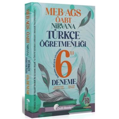 Özdil Akademi ÖABT MEB-AGS Türkçe Öğretmenliği NİRVANA 6 Deneme Çözümlü