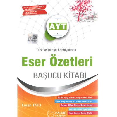 Palme Yayınları AYT Eser Özetleri Başucu Kitabı