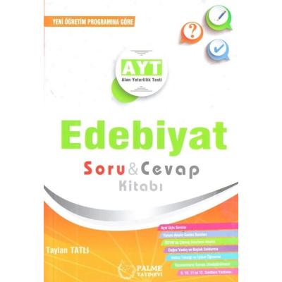 Palme Yayınları AYT Edebiyat Soru Cevap Kitabı