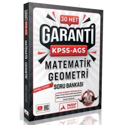  Paraf Akademi KPSS AGS 30 Net Matematik Geometri Soru Bankası