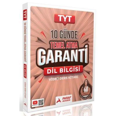 Paraf Akademi TYT Dil Bilgisi 10 Günde Temel Atma Video Ders Kitabı