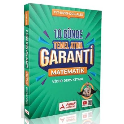 Paraf Akademi Yayınları 10 Günde Temel Atma Garanti Matematik Video Ders Kitabı