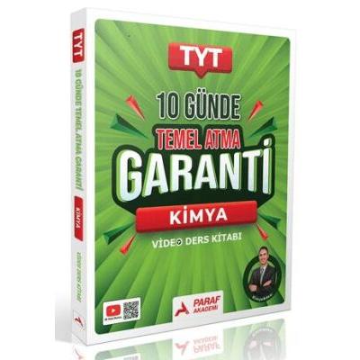Paraf Akademi Yayınları 10 Günde TYT Kimya Temel Atma Garanti
