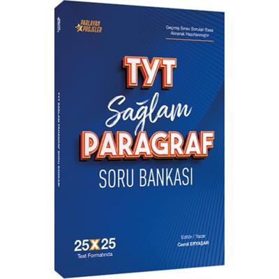 Parlayan Projeler TYT Sağlam Paragraf Soru Bankası 25 x 25 Test Formatında