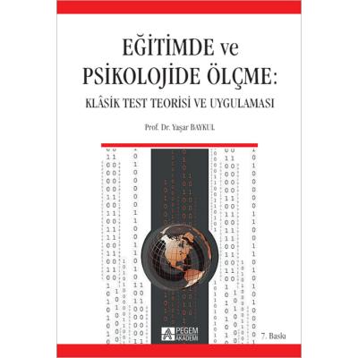 Pegem Akademi Eğitimde ve Psikolojide Ölçme