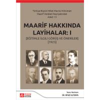 Pegem Akademi Maaarif Hakkında Layihalar: 1