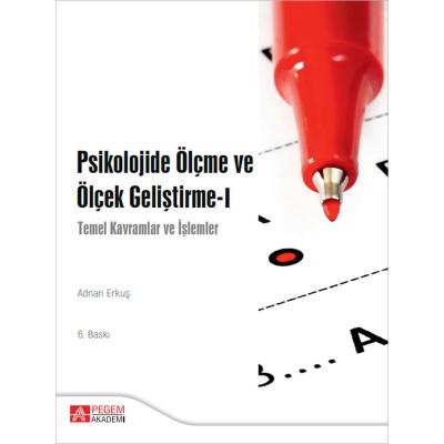 Pegem Akademi Psikolojide Ölçme ve Ölçek Geliştirme-I