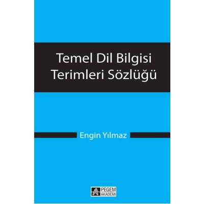 Pegem Akademi Temel Dil Bilgisi Terimleri Sözlüğü