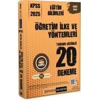 Pegem Yayınları 2025 KPSS Eğitim Bilimleri Öğretim İlke ve Yöntemleri Tamamı Çözümlü 20 Deneme