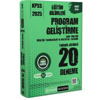 Pegem Yayınları 2025 KPSS Eğitim Bilimleri Program Geliştirme Tamamı Çözümlü 20 Deneme
