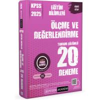 Pegem Yayınları 2025 KPSS Eğitim Bilimleri Ölçme ve Değerlendirme Tamamı Çözümlü 20 Deneme