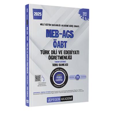 Pegem Yayınları 2025 MEB-AGS-ÖABT Türk Dili ve Edebiyat Tamamı Çözümlü Soru Bankası