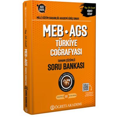 Öğreti Akademi 2025 MEB-AGS Türkiye Coğrafyası Tamamı Çözümlü Soru Bankası