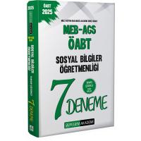 Pegem Yayınları 2025 MEB-AGS-ÖABT Sosyal Bilgiler Öğretmenliği Tamamı Çözümlü 7 Deneme