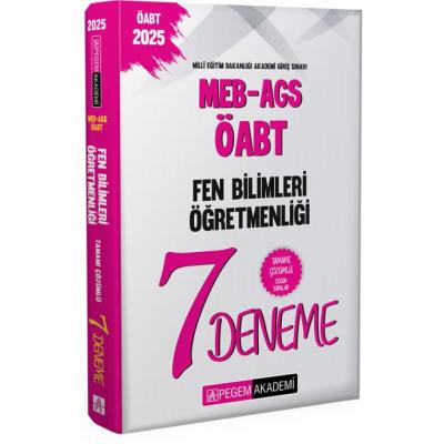 Pegem Yayınları 2025 MEB-AGS-ÖABT Fen ve Teknoloji Öğretmenliği Tamamı Çözümlü 7 Deneme