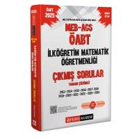 Pegem Yayınları 2025 MEB-AGS-ÖABT İlköğretim Matematik Öğretmenliği Çıkmış Sorular