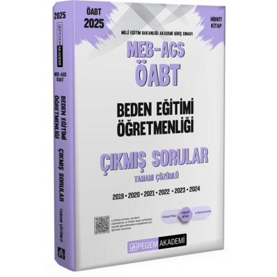 Pegem Yayınları 2025 MEB-AGS-ÖABT Beden Eğitimi Öğretmenliği Tamamı Çözümlü Çıkmış Sorular