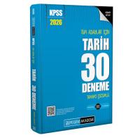 Pegem Yayınları 2026 KPSS Tüm Adaylar İçin Tarih 30 Deneme Tamamı Çözümlü