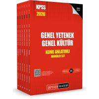 Pegem Yayınları 2026 KPSS Genel Yetenek Genel Kültür Lisans Konu Anlatımlı Modüler Set - (6 Kitap)