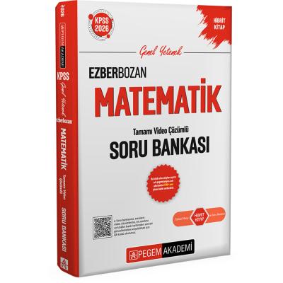 Pegem Yayınları 2026 KPSS Genel Yetenek Genel Kültür Ezberbozan Matematik Tamamı Video Çözümlü Soru Bankası
