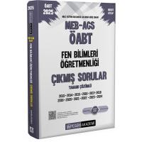 Pegem Yayınları 2025 MEB-AGS-ÖABT Fen Bilimleri Öğretmenliği Tamamı Çözümlü Çıkmış Sorular