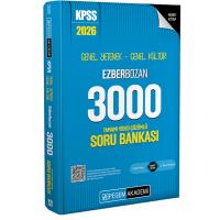 Pegem Yayınları 2026 KPSS Genel Yetenek Genel Kültür Ezberbozan 3000 Tamamı Video Çözümlü Soru Bankası