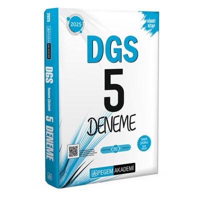 Pegem Yayınları 2025 DGS Tamamı Çözümlü 5 Deneme